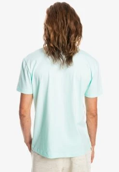 Quiksilver ESSENTIALS - T-shirt Basique - Blue Glass -Quiksilver Soldes Magasin dd303aa67a5546f6883a7f0b91f88d90