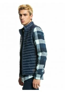 Quiksilver Veste Sans Manches - Navy -Quiksilver Soldes Magasin ded0b6fa6ee449e2920155e524b4ca3e