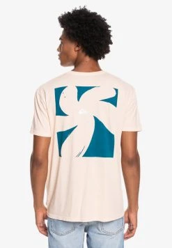 Quiksilver BIG ISLAND - T-shirt Imprimé - Almond Cream -Quiksilver Soldes Magasin df68492af5dc46b98a8d30b215082318