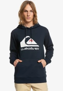 Quiksilver BIG LOGO HOODIE - Sweat à Capuche - Navy Blazer