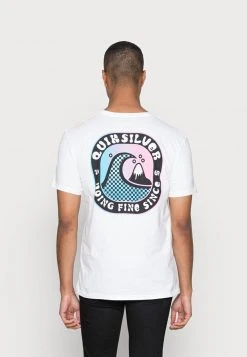Quiksilver ANOTHER STORY - T-shirt Imprimé - White -Quiksilver Soldes Magasin f46c80d7ac694813b8d54b4b7f881bb4