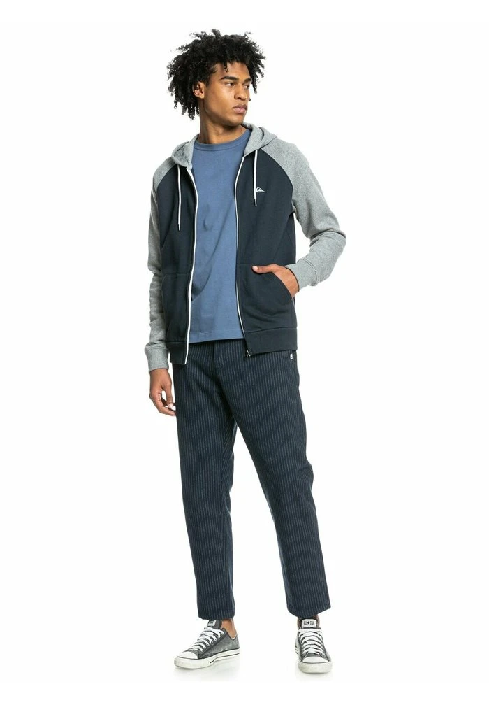 Quiksilver ESSENTIALS ZIP RAGLAN - Sweat à Capuche Zippé - Navy Blazer 2 Quiksilver ESSENTIALS ZIP RAGLAN - Sweat à Capuche Zippé - Navy Blazer – Image 2