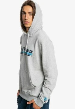 Quiksilver Sweat à Capuche - Athletic Heather -Quiksilver Soldes Magasin fbf3a086d0cb491e840f9cd819f8f09d